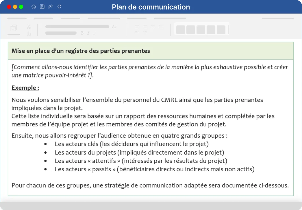 kit-Plan de communication kit-Plan de communication