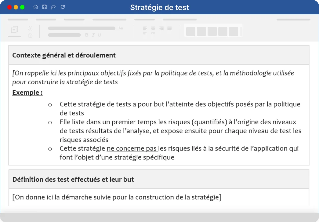 kit-Stratégie de test