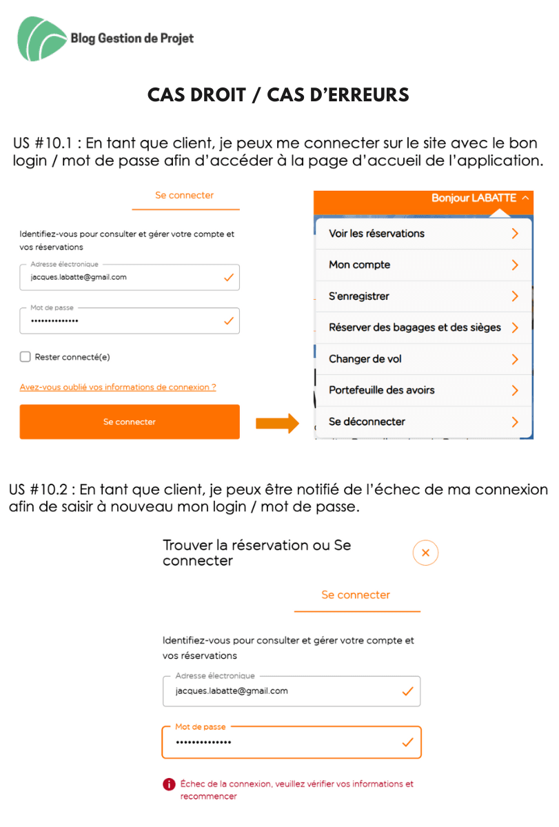 Technique 10 - Cas droit Cas d’erreurs Technique 10 - Cas droit Cas d’erreurs